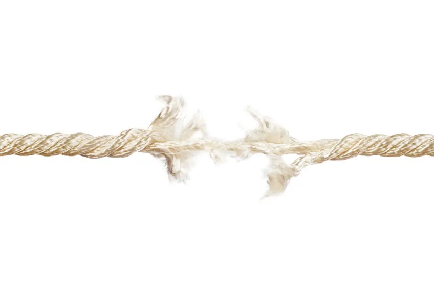 frayed string